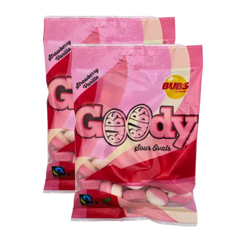 Bubs Goody Sour Strawberry Vanilla 90g (EU)